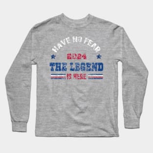 grandpa the legend est 2024 Long Sleeve T-Shirt